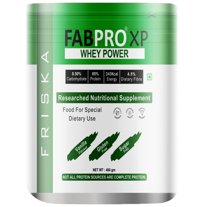 Fabpro XP Whey Powder Vanilla Gluten Free