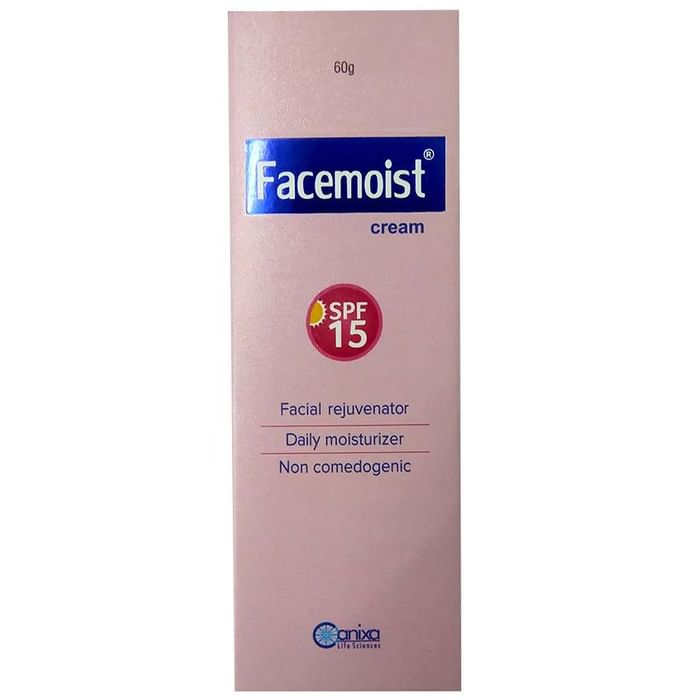 Facemoist Cream SPF 15 | Facial Rejuvenator & Daily Moisturiser | Non-Comedogenic