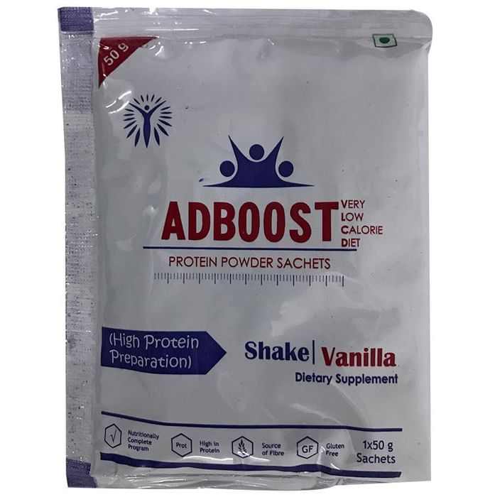 Adboost Protein Powder Sachet (50gm Each) Vanilla