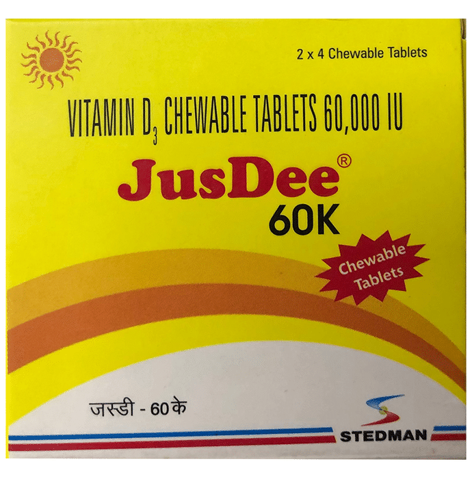 Jusdee 60K Chewable Tablet