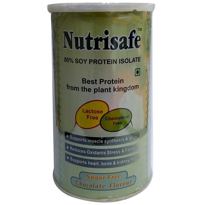 Nutrisafe 80% Soy Protein Isolate Powder Chocolate Sugar Free