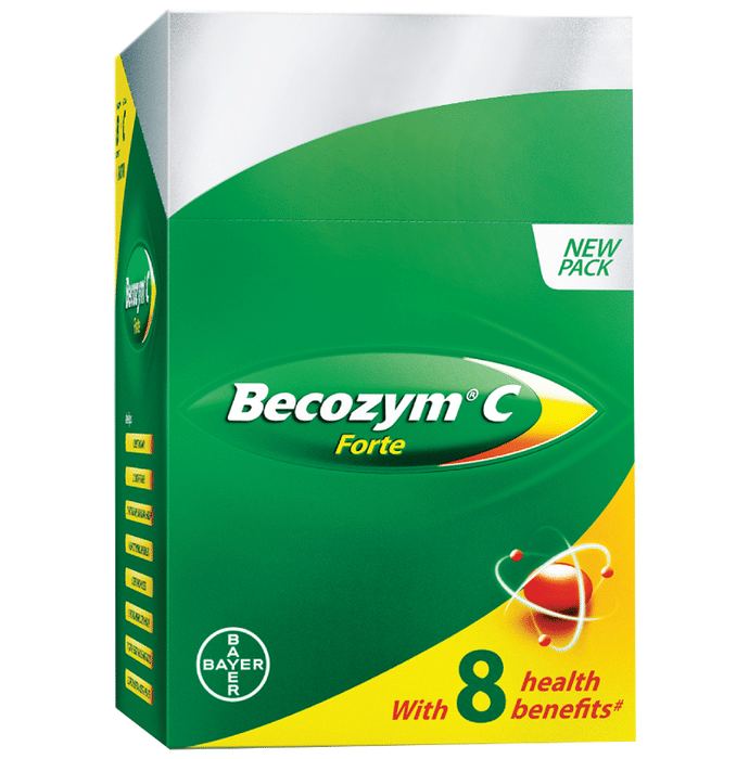 Becozym C Forte Tablet with Biotin Vitamin C & B Complex