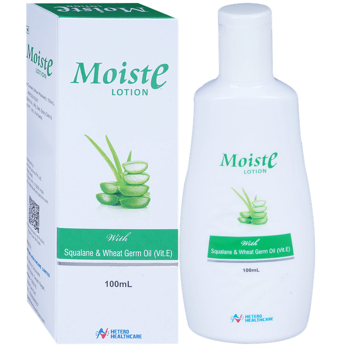 Moiste Lotion with Squalane & Wheat Germ Oil (Vitamin E)