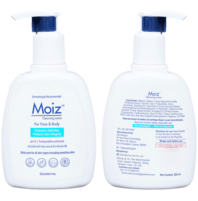 Moiz Cleansing Face & Body Lotion | Paraben & Sulphate Free