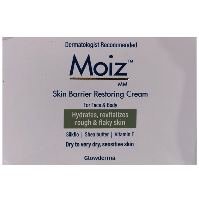 Moiz MM Skin Barrier Restoring Cream with Shea Butter & Vitamin E | For Dry to Very Dry Sensitive Skin