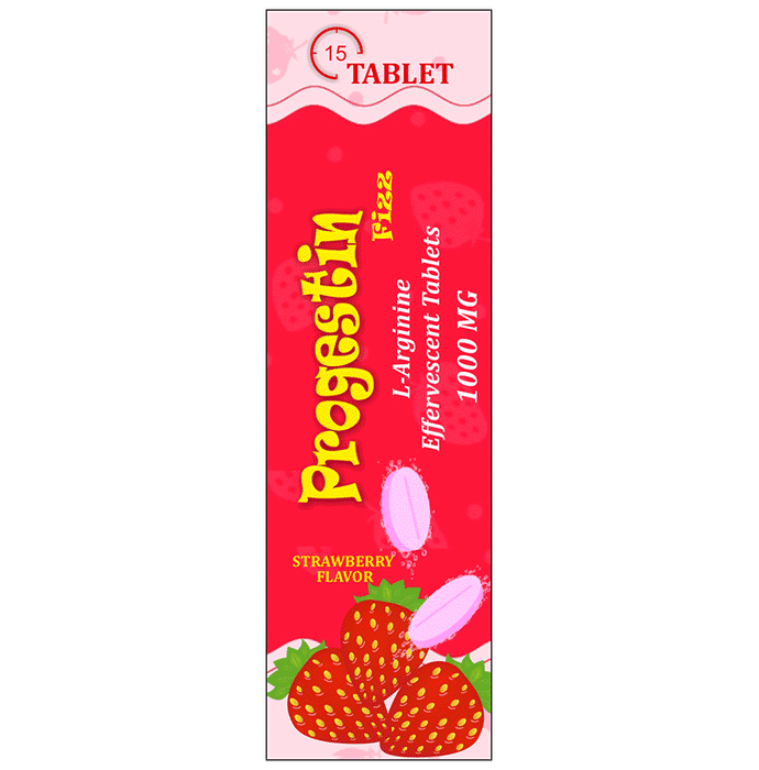 Projestin Fizz Effervescent Tablet Strawberry