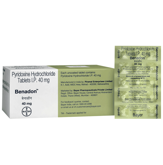 Benadon 40mg for Immunity Mood Regulation & Protein Breakdown | Tablet