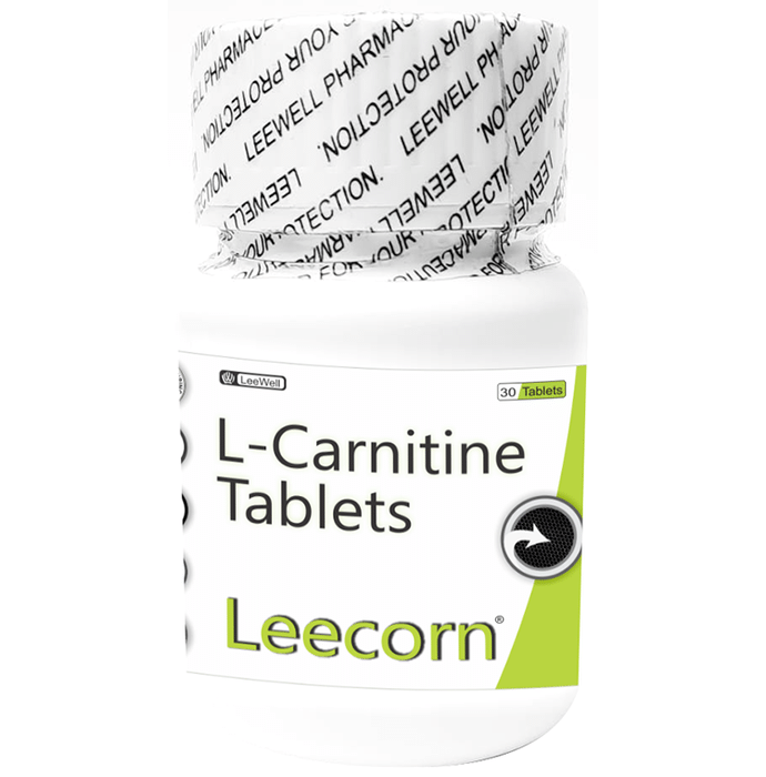 Leecorn L-Carnitine 500mg Tablet for Cardiovascular Support & Muscle Energy Booster