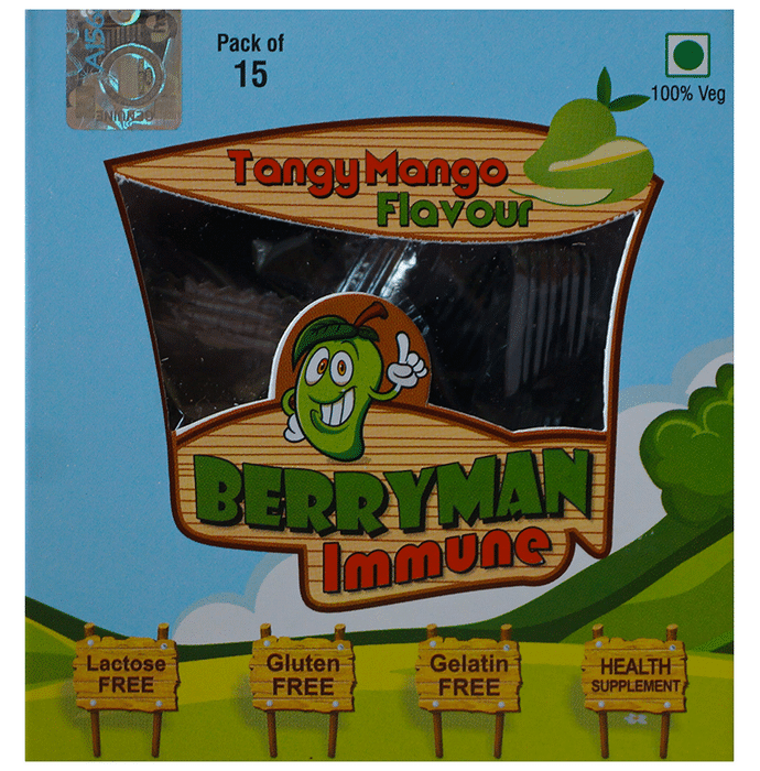 Berryman Immune Gummy Tangy Mango