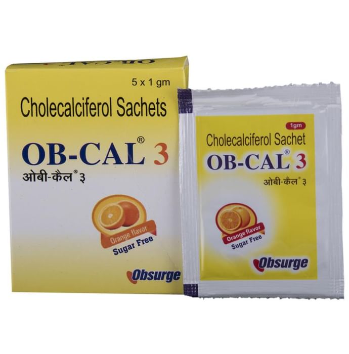 OB-Cal 3 Sachet 1gm Orange Sachet