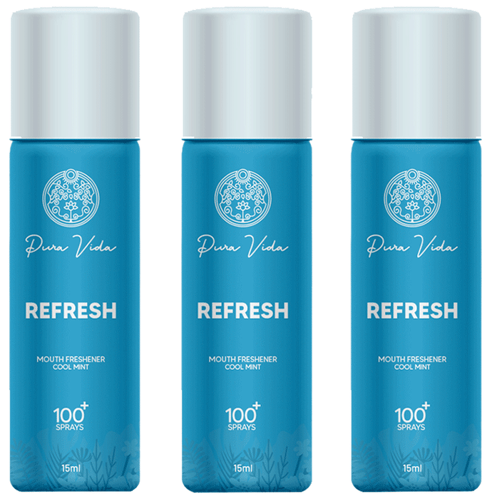 Pura Vida Refresh Mouth Fresner (30ml Each) Cool Mint