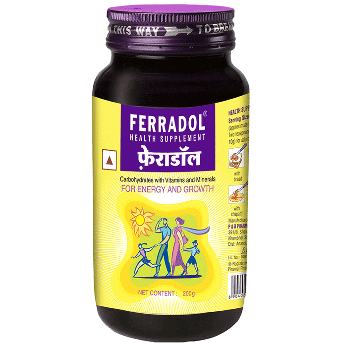 Ferradol Health Supplement with Carbohydrates Vitamins & Minerals | For Energy and Growth