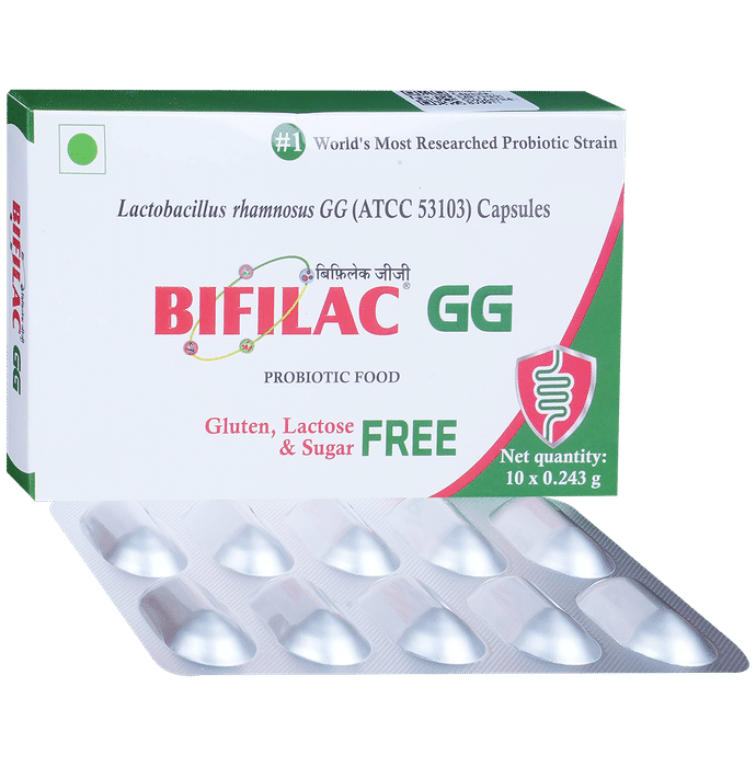 Bifilac GG Capsule Gluten Lactose & Sugar Free