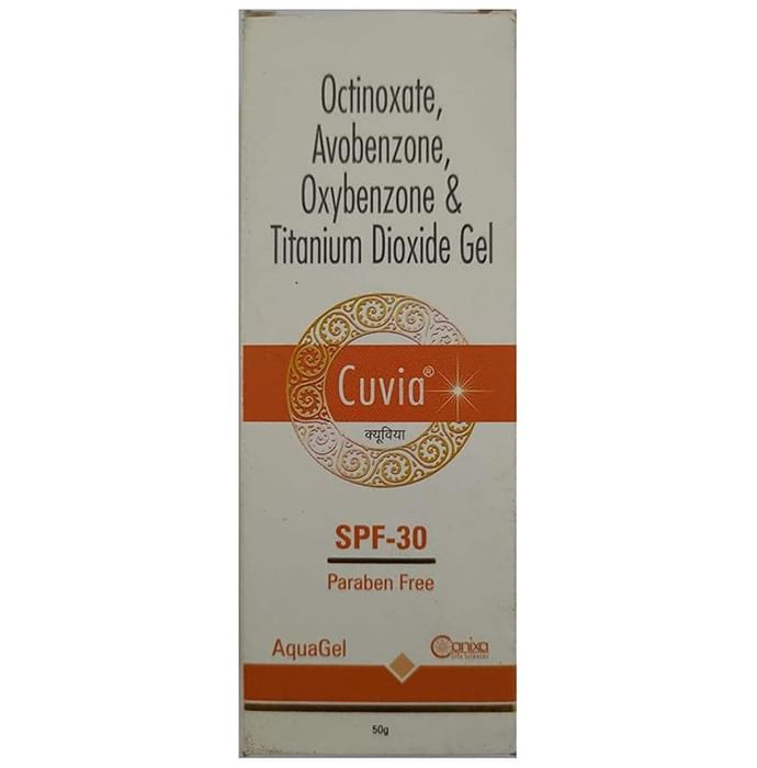 Cuvia Aqagel SPF 30 Paraben Free