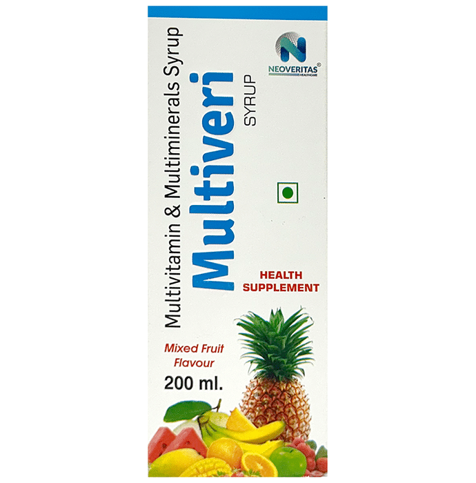 Multiveri Syrup Mixed fruit flavour