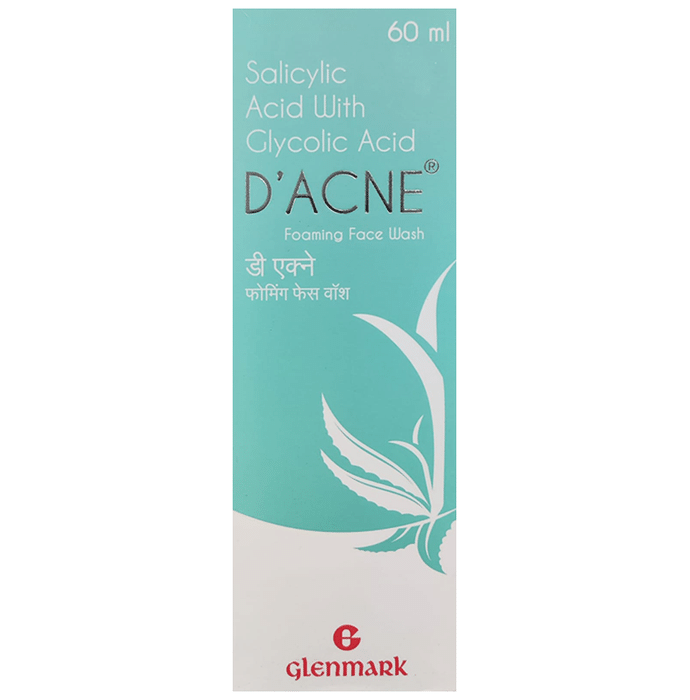 D Acne Foaming Face Wash with Salicylic & Glycolic Acid