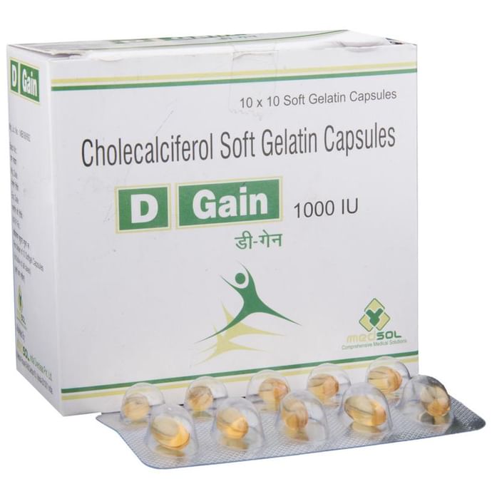 D Gain 1000 IU Capsule