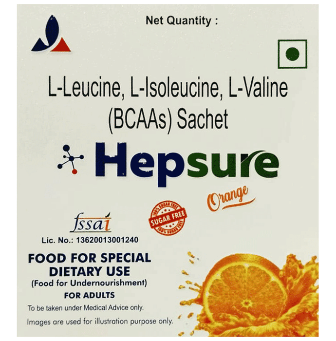 Hepsure Orange Sugar Free Sachet