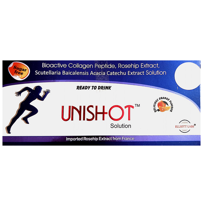 Unishot Oral Solution Delicious Orange Sugar Free (25ml Each)