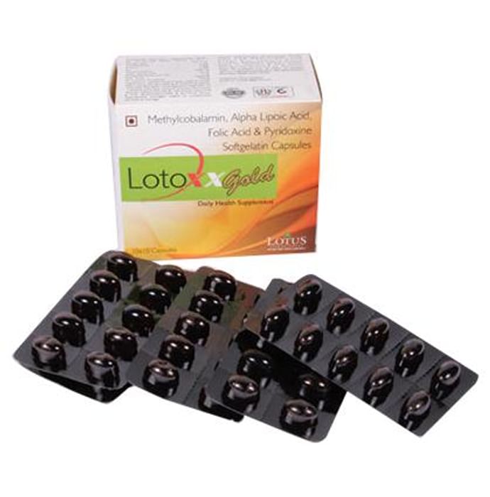 Lotoxx Gold Soft Gelatin Capsule