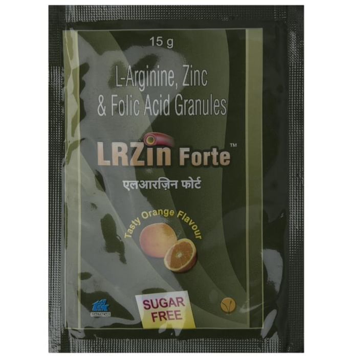 Lrzin Forte Sugar Free Granules Tasty Orange