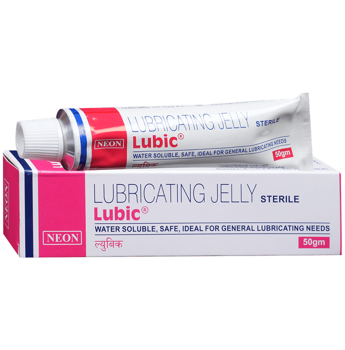 Lubic Lubricating Jelly Sterile for General Lubricating Needs | Water Soluble & Safe