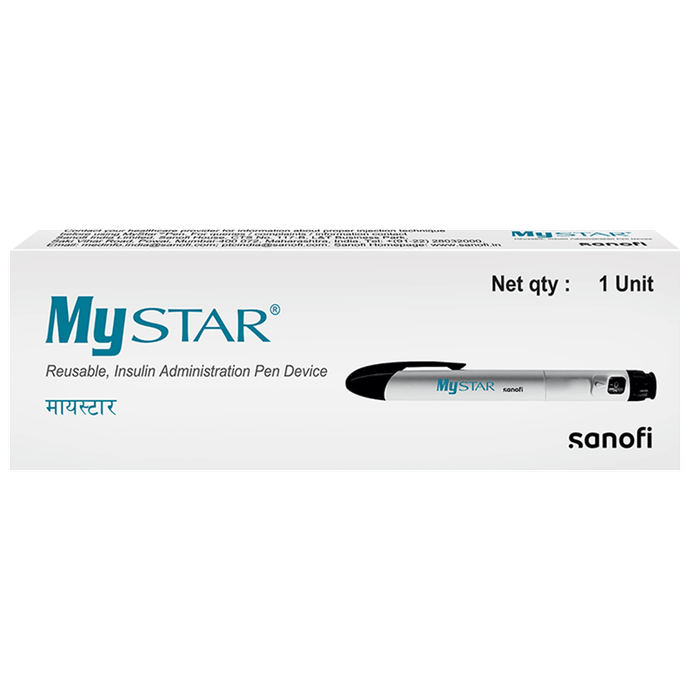 Mystar Reusable Insulin Administration Pen Device