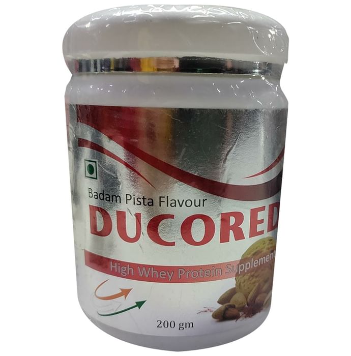 Ducored High Whey Protein Supplement Powder Badam Pista