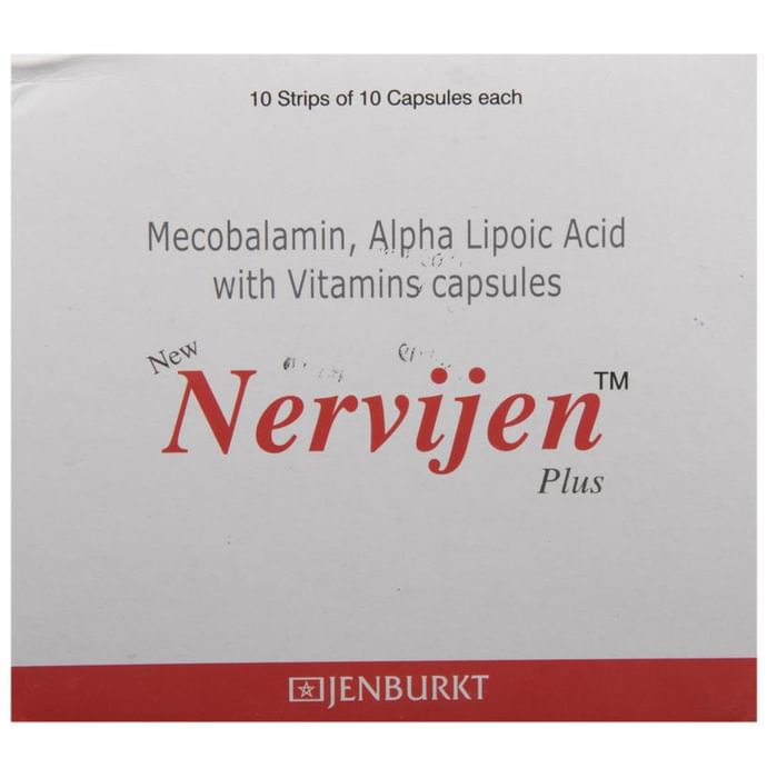 New Nervijen Plus Soft Gelatin Capsule | With Methylcobalamin ALA & Vitamins