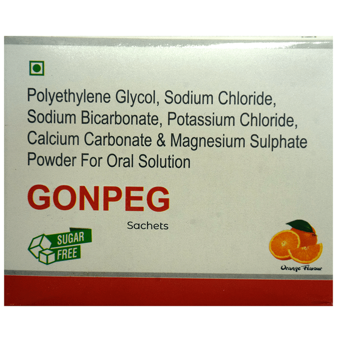 Gonpeg Sachet Orange Sugar Free