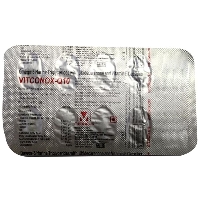 Vitconox-Q10 Soft Gelatin Capsule