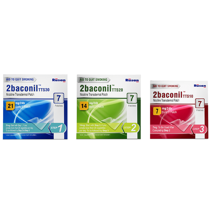 2baconil Patches Therapy for More Than 20 Cigarettes a Day