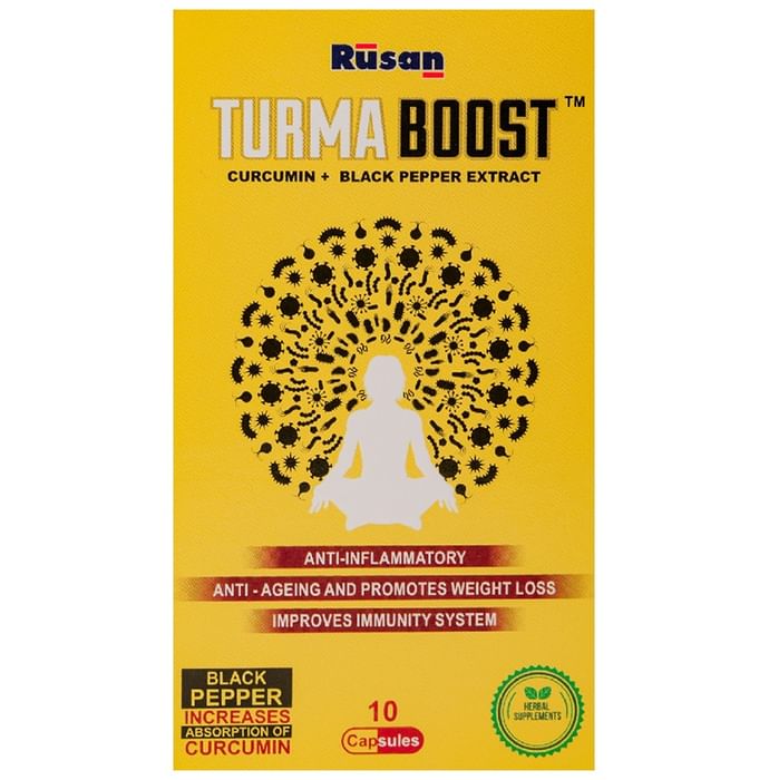TurmaBoost Curcumin + Black Pepper Extract Capsule