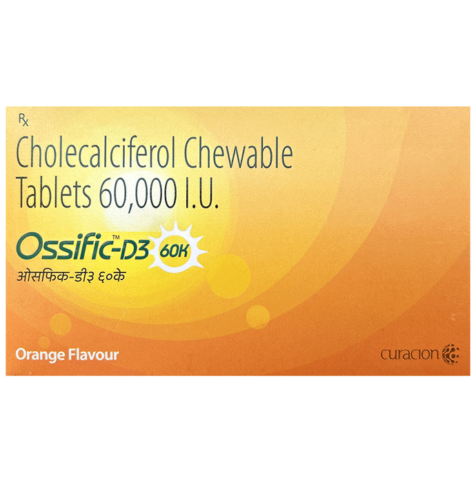 Ossific-D3 60K Chewable Tablet Orange