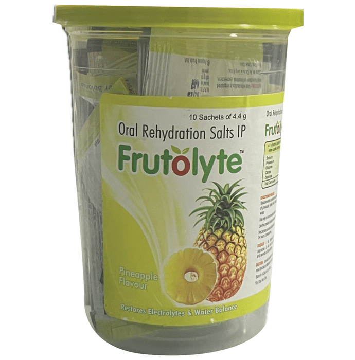 Frutolyte Powder (4.4gm Each) Pineapple