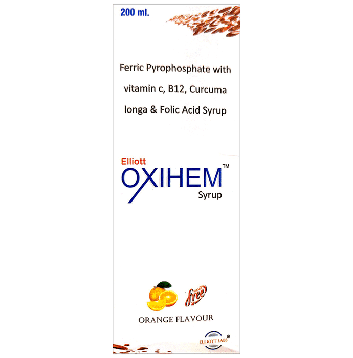 Oxihem Syrup Orange Sugar Free
