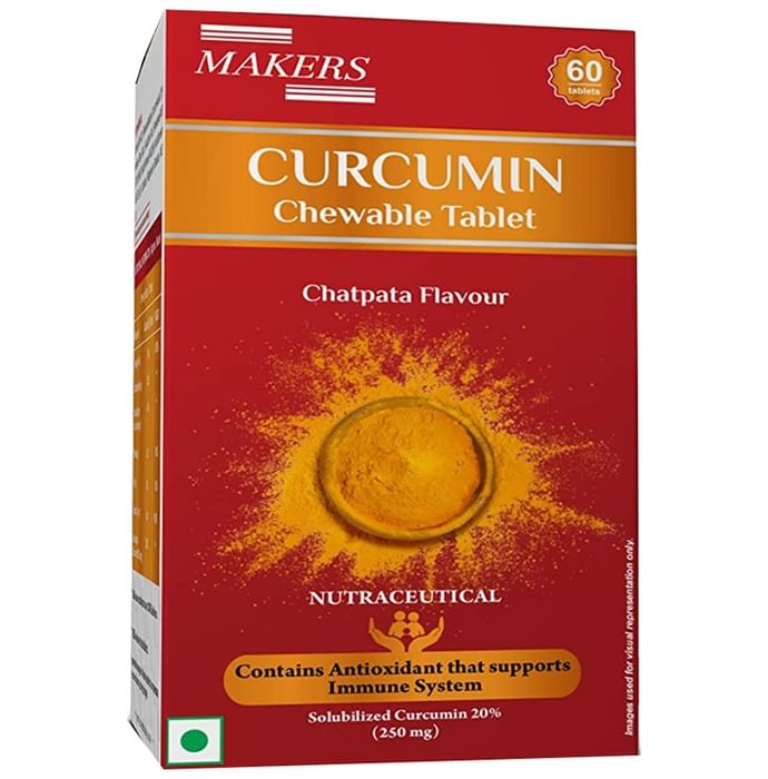 Makers Chatpata Curcumin Chewable Tablet