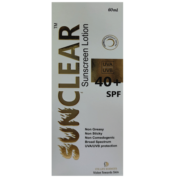 Sunclear Sunscreen Lotion SPF 40+