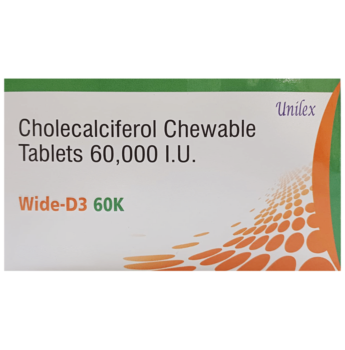 Wide-D3 60K Chewable Tablet