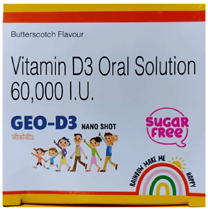 Geo-D3 Nano Shot (5 ml Each) Butterscotch Sugar Free
