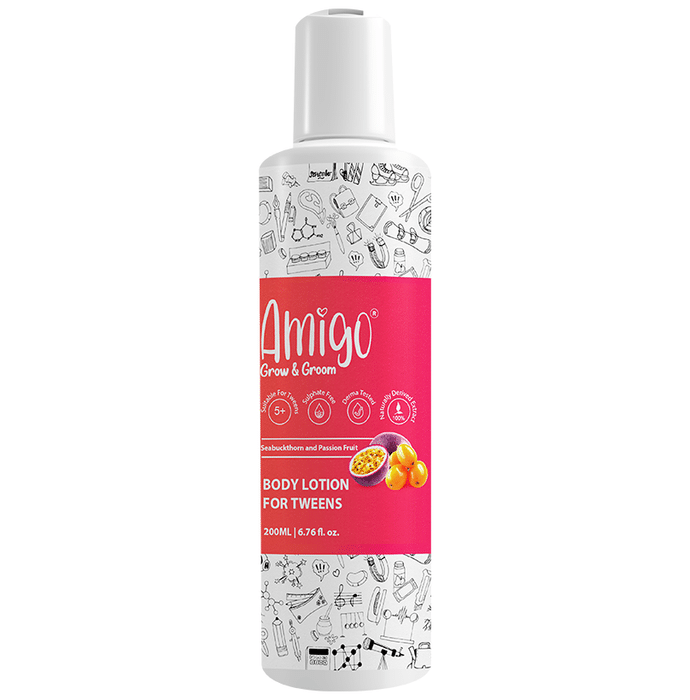 Amigo Seabuckthorn and Passion Fruit Body Lotion for Tweens