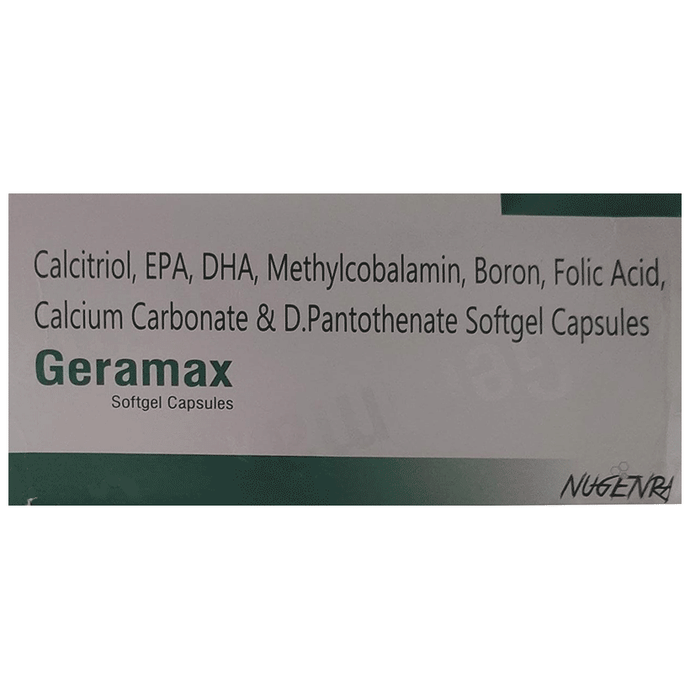 Geramax Softgel Capsule