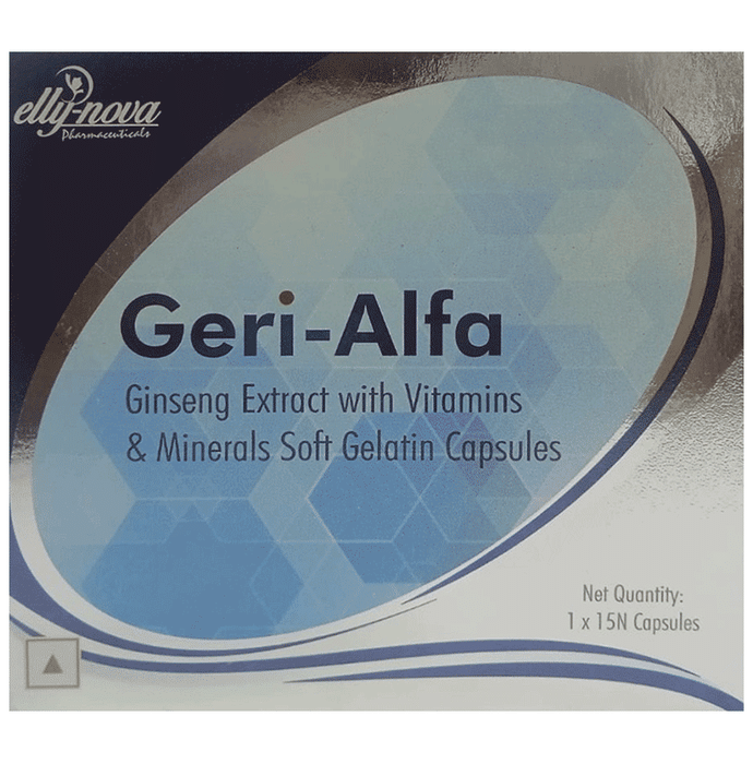 Geri Alfa Soft Gelatin Capsule