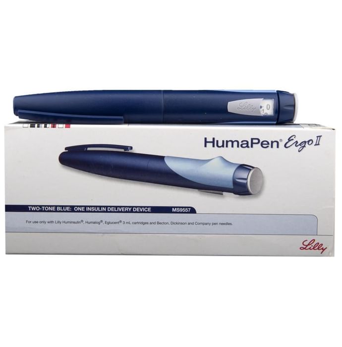 Humapen Ergo 2 Blue Pen (Only Pen) | Diabetes Monitoring Devices