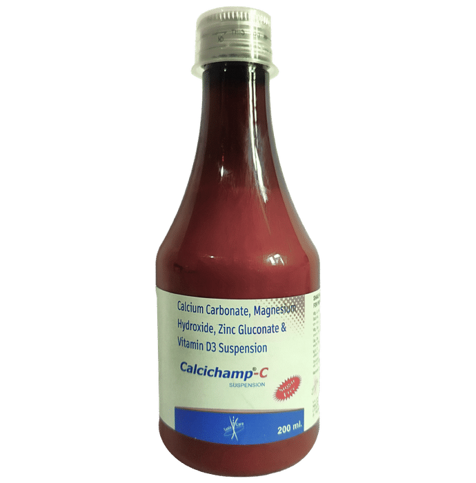 Calcichamp-C Oral Suspension Sugar Free