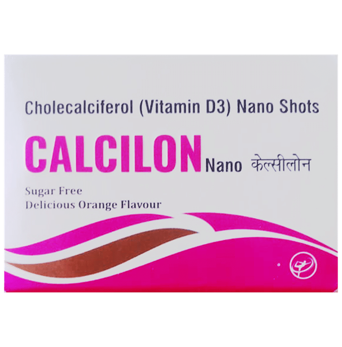 Calcilon Nano Shots (5ml Each) Sugar Free Delicious Orange