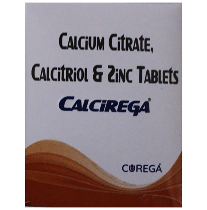 Calcirega Calcium Citrate Calcitrol & Zinc Tablet