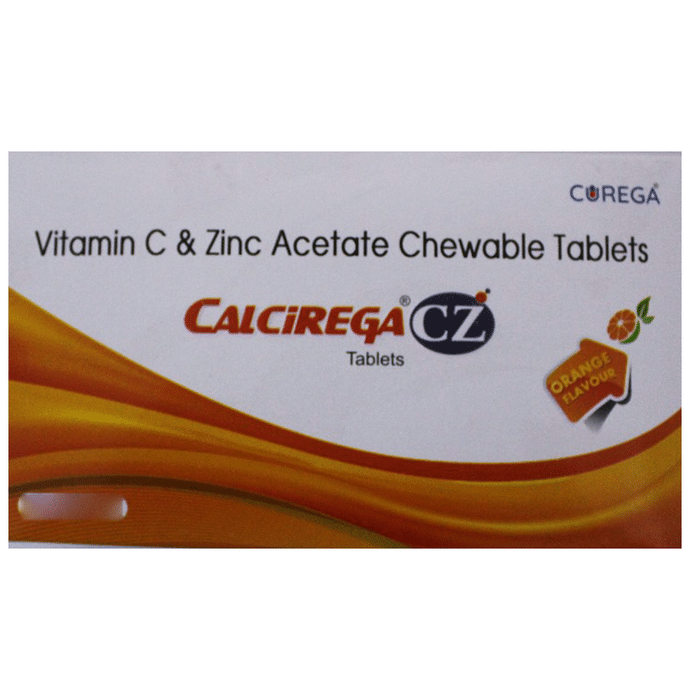 Calcirega CZ Chewable Tablet Orange
