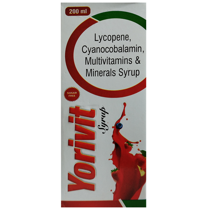 Yorivit Syrup Sugar Free