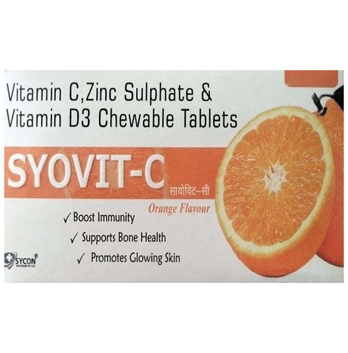 Syovit-C Chewable Tablet Orange